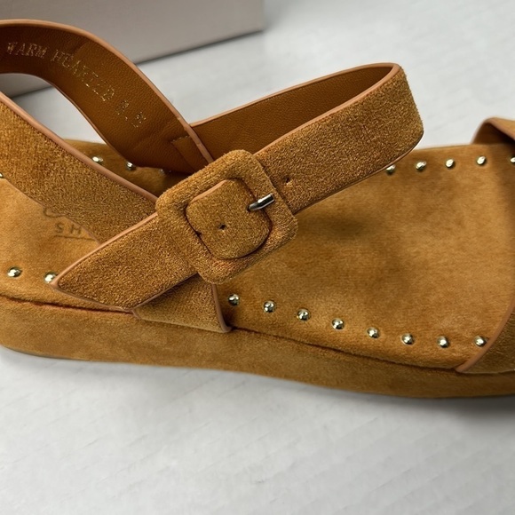 Acata light brown studded sandal NEW - Picture 3 of 5